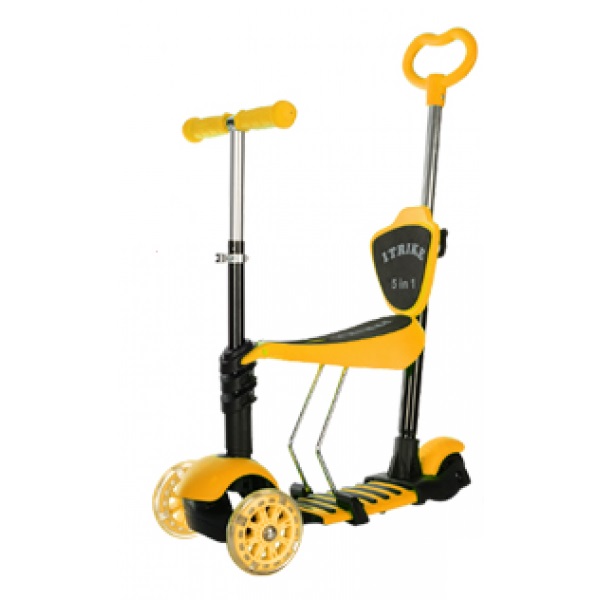 Самокат 5в1 iTrike Maxi JR 3-026-B-1 (yellow) Самокат 5в1 iTrike Maxi JR 3-026-B-1 (yellow)